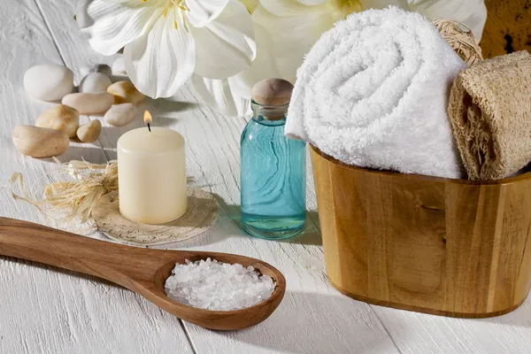 Set of a spa product — Stock Photo, Image