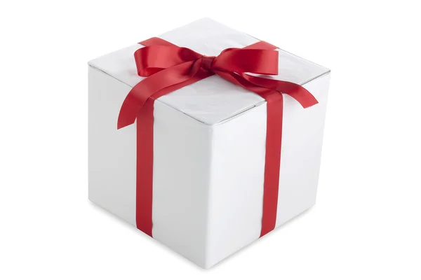 White gift — Stock Photo, Image