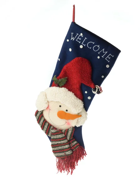 Close up of christmas stocking — Stock Photo, Image