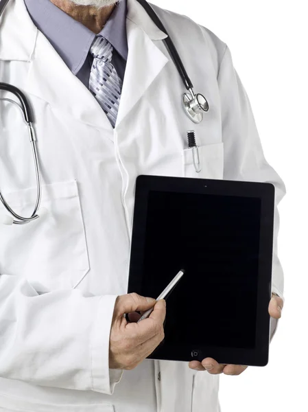 Cropped image of a senior male doctor — Stock Photo, Image