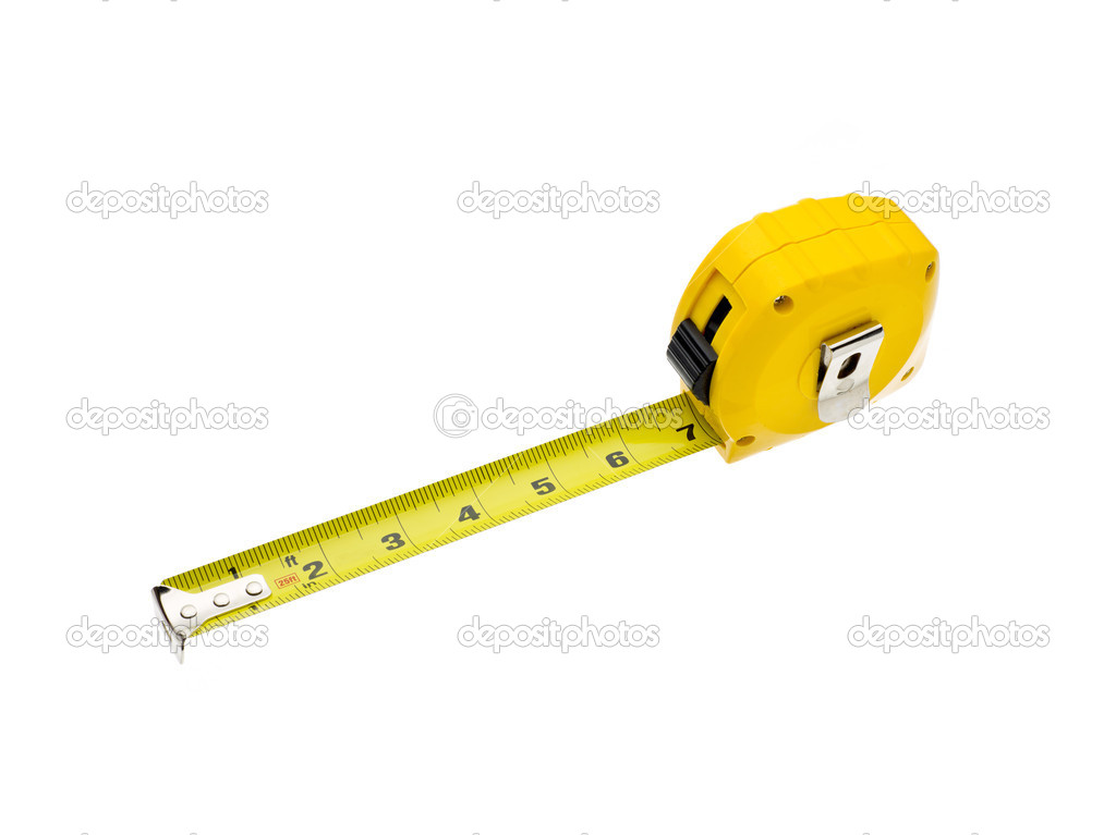 Yellow measuring tape