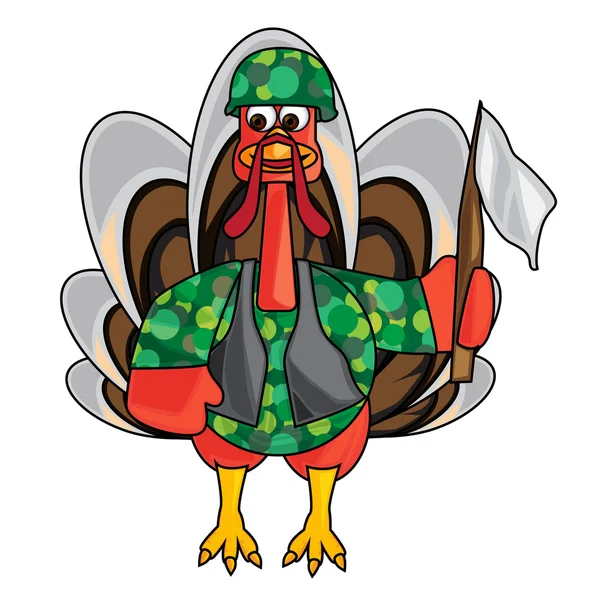 Military turkey — Stockfoto