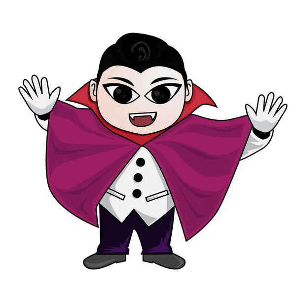 Vampiro dos desenhos animados — Fotografia de Stock