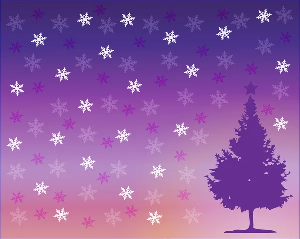 Violetta sfondo di Natale — Foto Stock