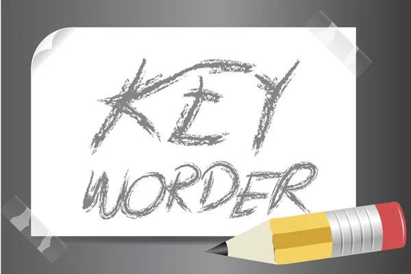 Keyworder — Zdjęcie stockowe