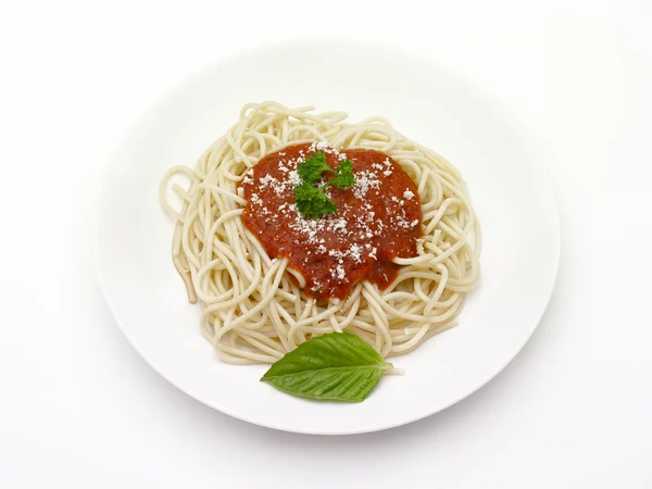 Placa de espagueti —  Fotos de Stock