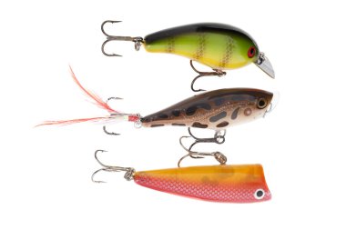 Crank bait fishing lure clipart