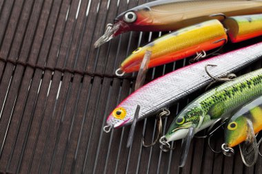 Fishing lures clipart