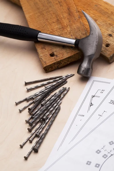 Carpenters desk — Stock Photo, Image