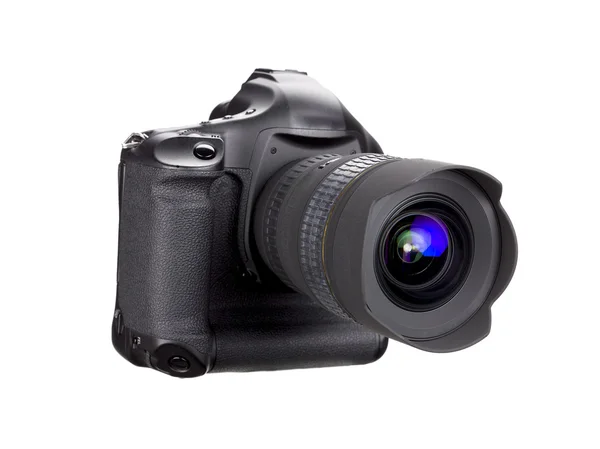 Digital camera with attached lens — Stock Photo, Image