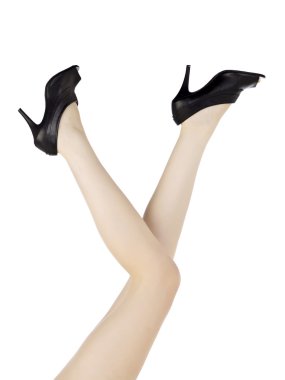 topuklu kadın bacakları