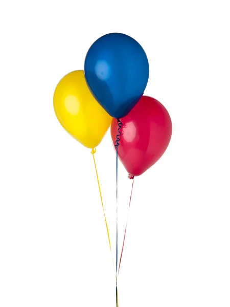 Balões no fundo branco — Fotografia de Stock