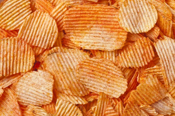 Kartoffelchips mit Grillgeschmack — Stockfoto