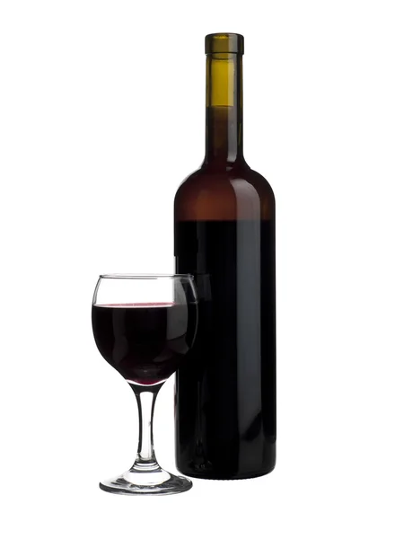 Glas und Wein — Stockfoto