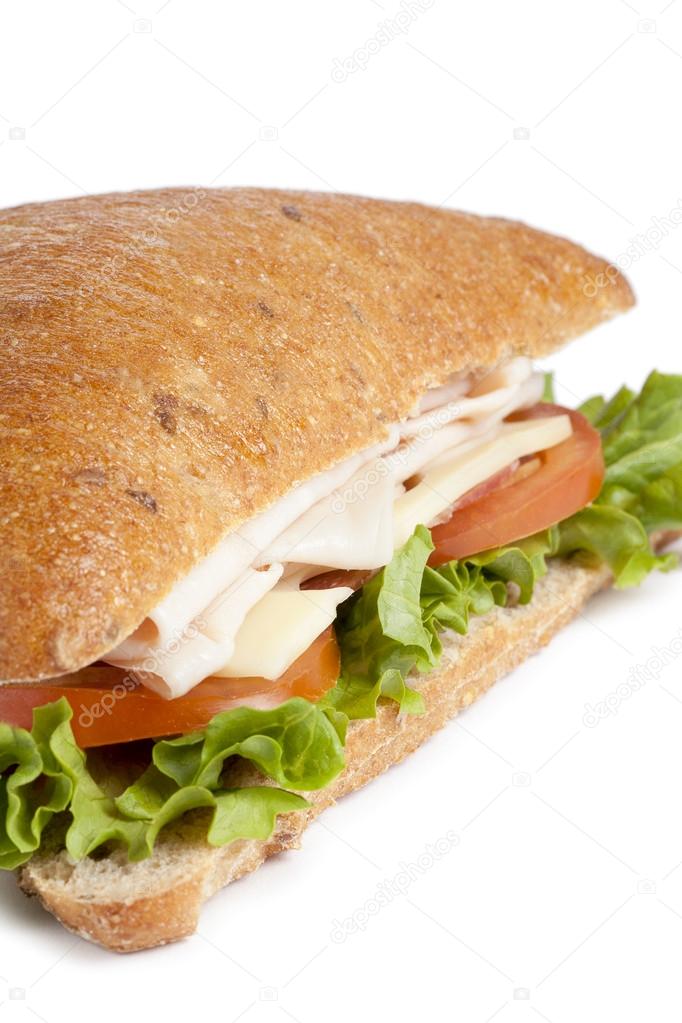 fresh and healthy sandwich