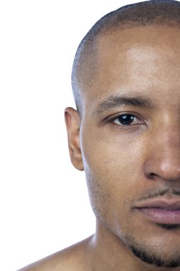 bir adamın yarım yüz