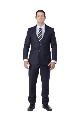 yakışıklı işadamı giyen takım elbise