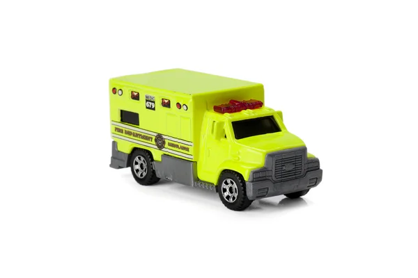 Camion ambulanza verde — Foto Stock