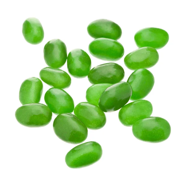 Green jelly beans — Stock Photo, Image