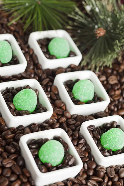 Caramelos de jalea verde — Foto de Stock