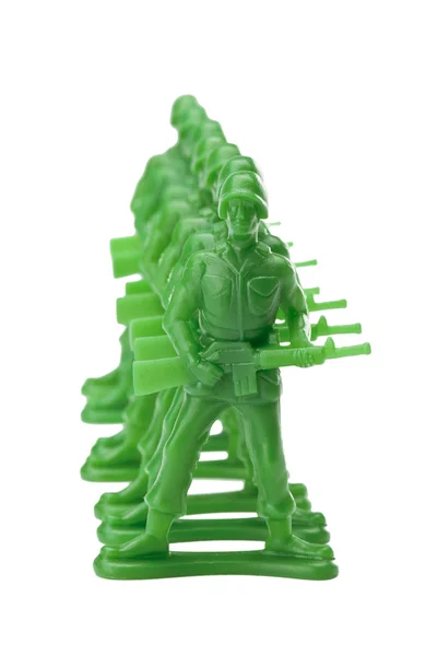 Groene militaire miniatuur — Stockfoto