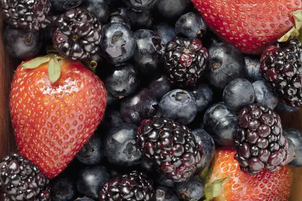 Group of fresh berries — Stock Photo, Image