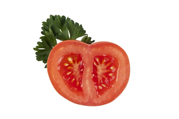 Pół pomidora — Zdjęcie stockowe