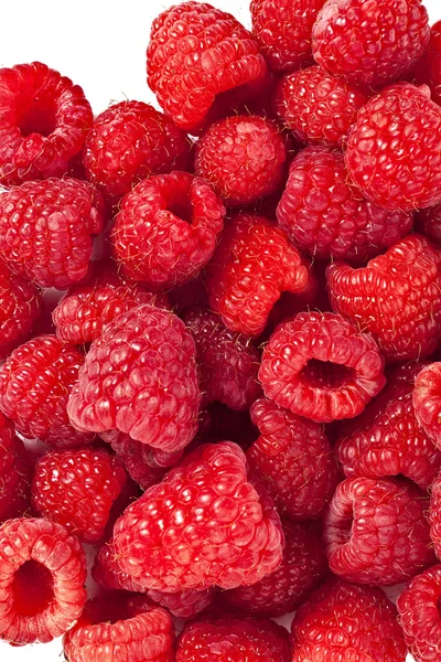 Haufen Himbeeren — Stockfoto