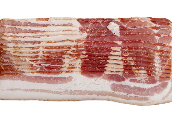 Halom szeletelt bacon — Stock Fotó