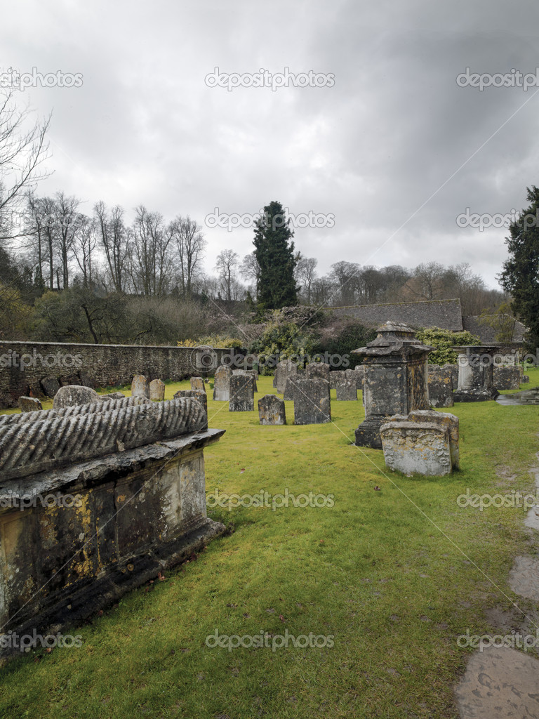 graveyard in cotswold