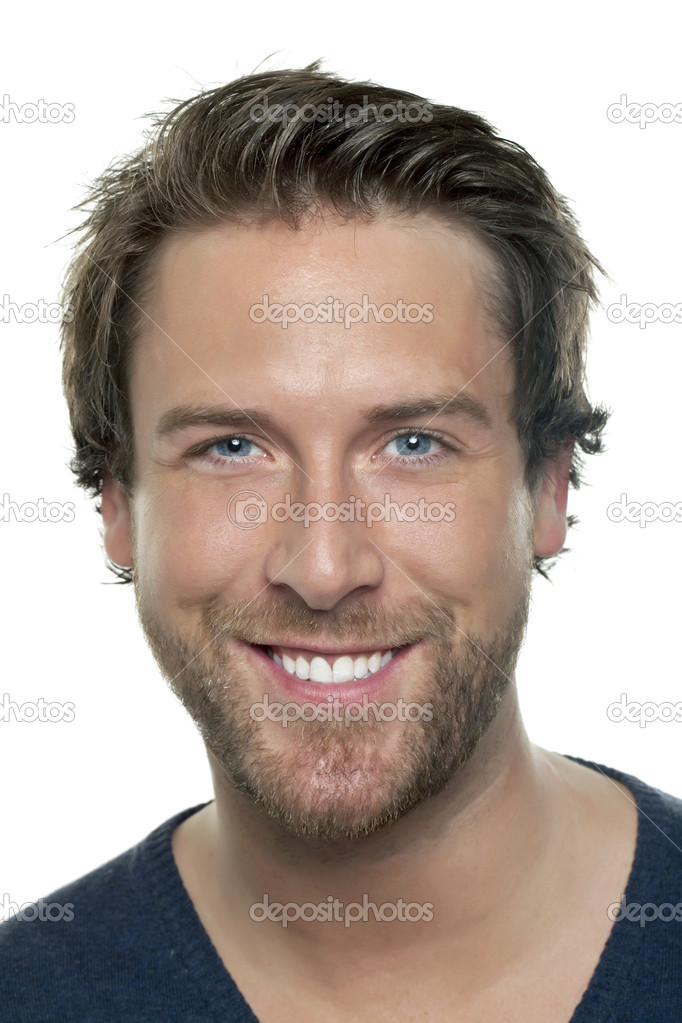 handsome smiling man