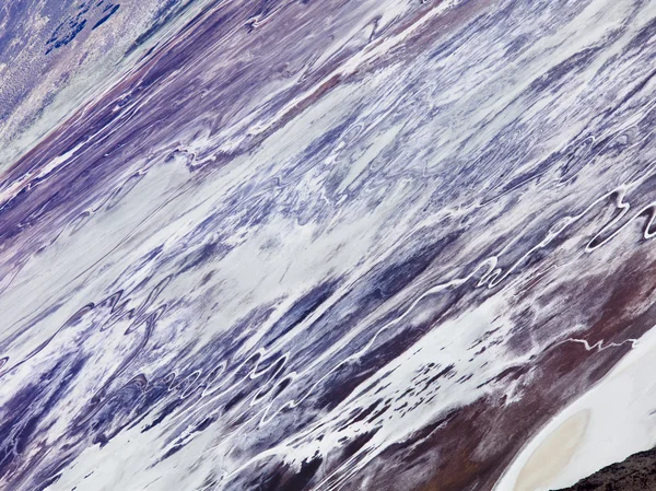 Abstrakter Blick auf das Salzland — Stockfoto