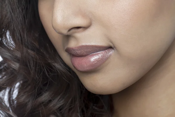 Asyalı kadın dudaklar — Stok fotoğraf