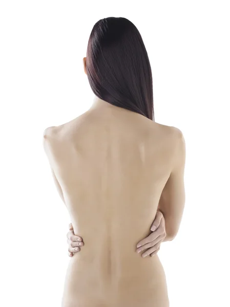 Back view of a sexy asian model — Stock Photo, Image