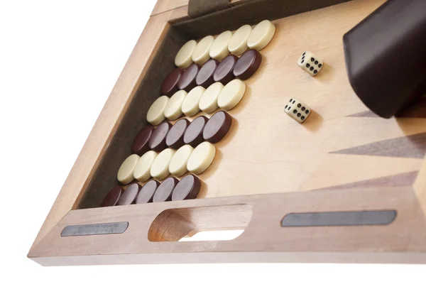 Backgammon Spiel — Stockfoto