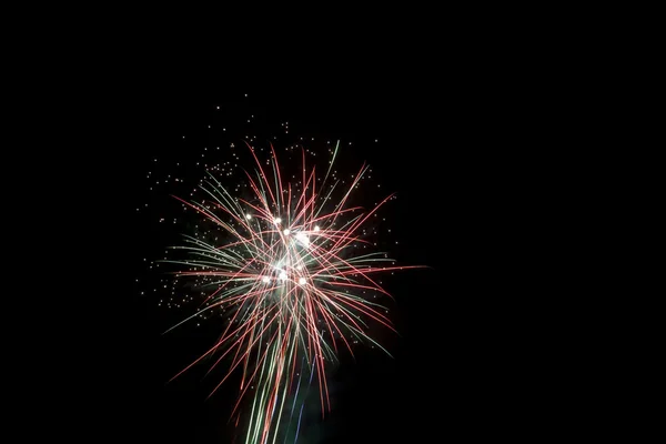 Fireworks of mixed colors — Stock Photo, Image