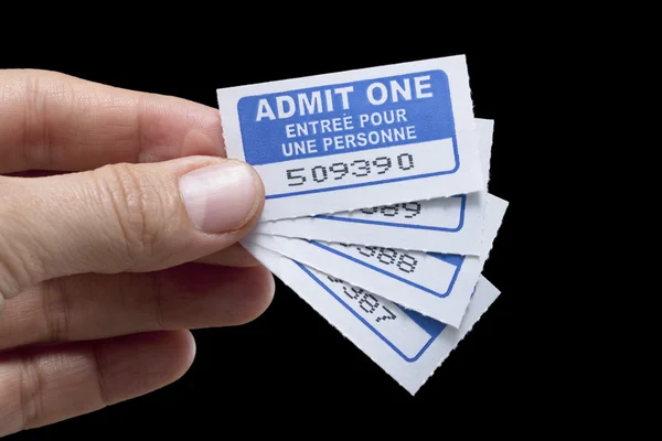 Four movie tickets — Stock Photo, Image