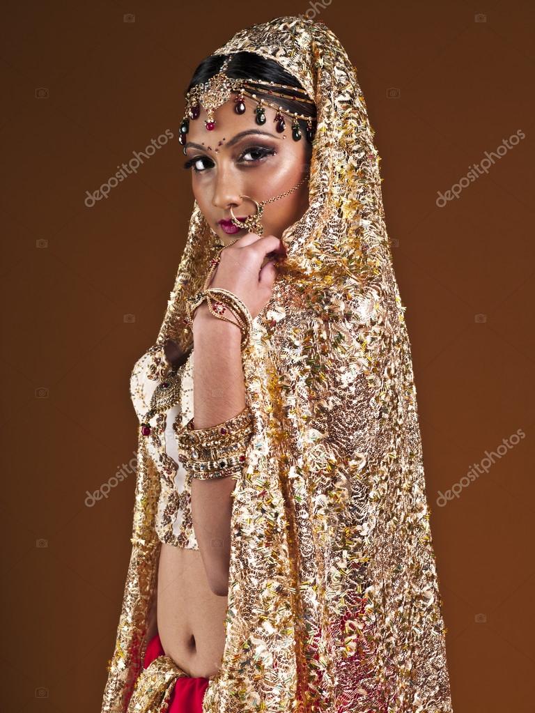 depositphotos 17162731 stock photo beautiful indian bride posing