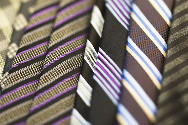 Pieno telaio di cravatte spogliate — Foto Stock