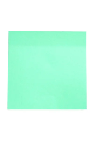 Green adhesive paper — Stock Photo, Image