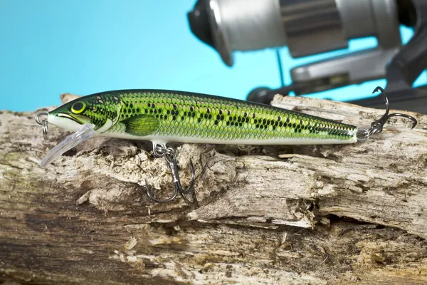 Green fish lure — Stock Photo, Image