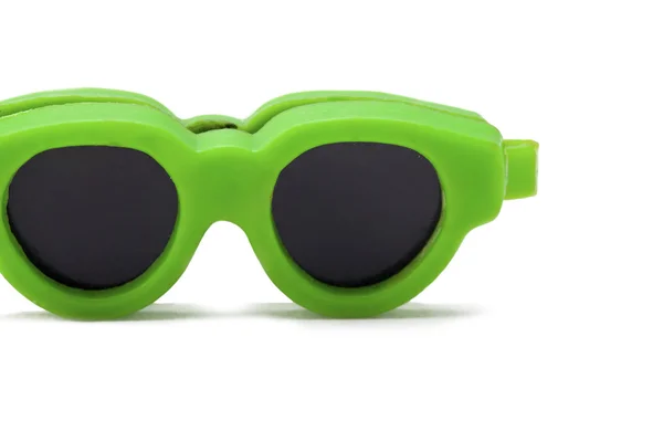 Grüne Vintage-Sonnenbrille — Stockfoto