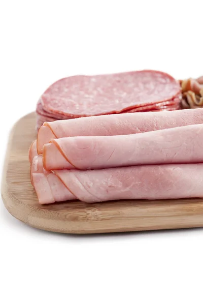 Fette di prosciutto — Foto Stock