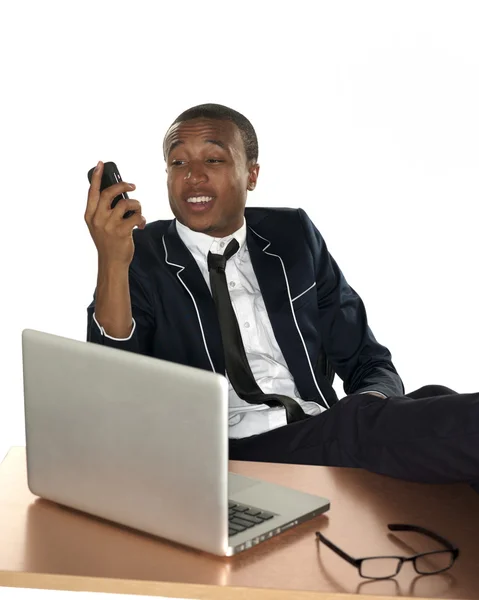 Feliz hombre de negocios — Foto de Stock