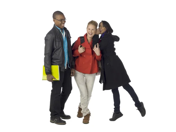 Happy group of college students — Stock Photo, Image