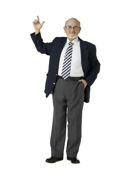 Feliz viejo hombre de negocios — Foto de Stock