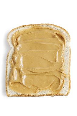 Fıstık ezmesi sandviç açın