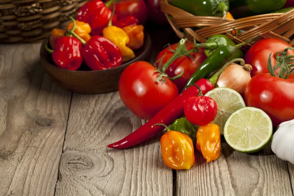 Mexikói fűszernövények és zöldségek — Stock Fotó