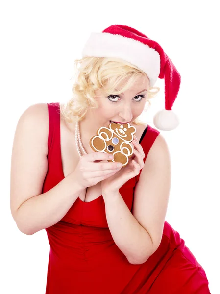 Biscotti di MS claus — Foto Stock