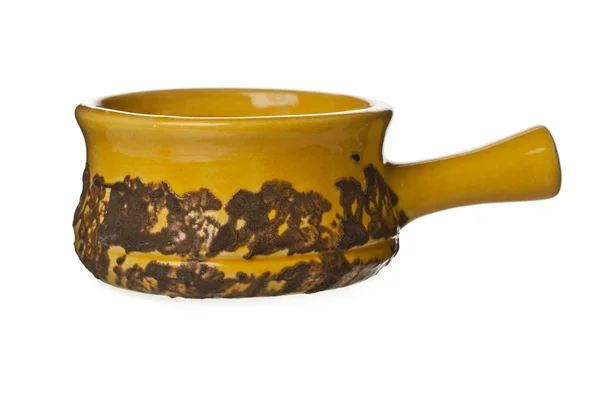 Brudny garnek ceramiczny — Zdjęcie stockowe